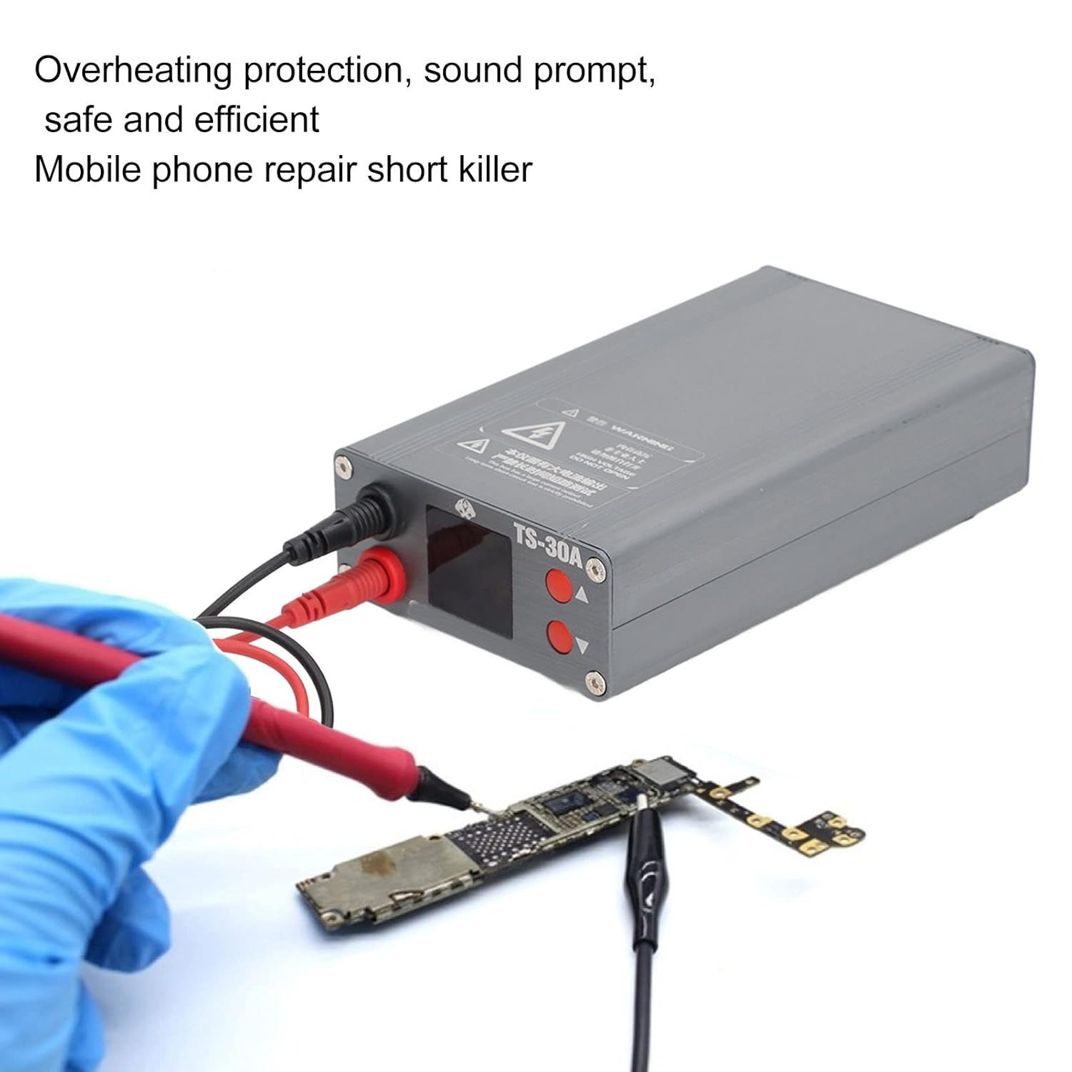 TS-30A Motherboard Repair Tool – Short Circuit Detector & Voltage Regulator