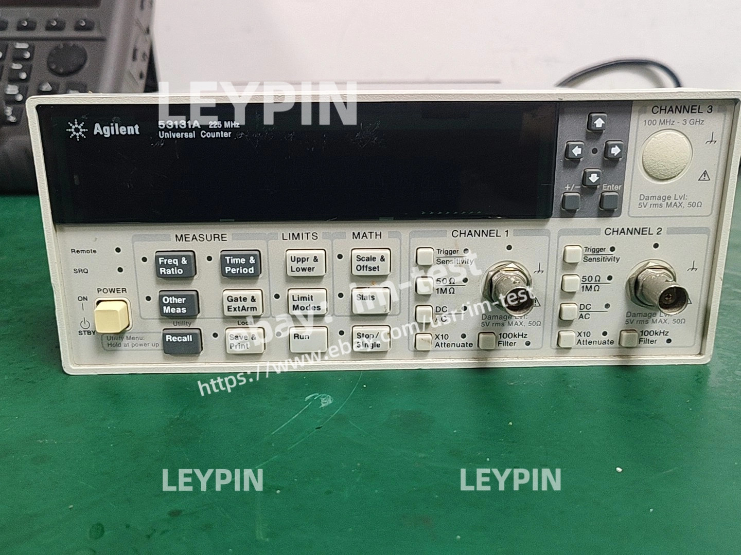 1 pcs 53131A Agilent KEYSIGHT 225MHz REQUENCY UNIVERSAL COUNTER*im