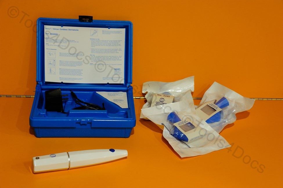 Complete Davol Simon Power Cordless Dermatome Kit