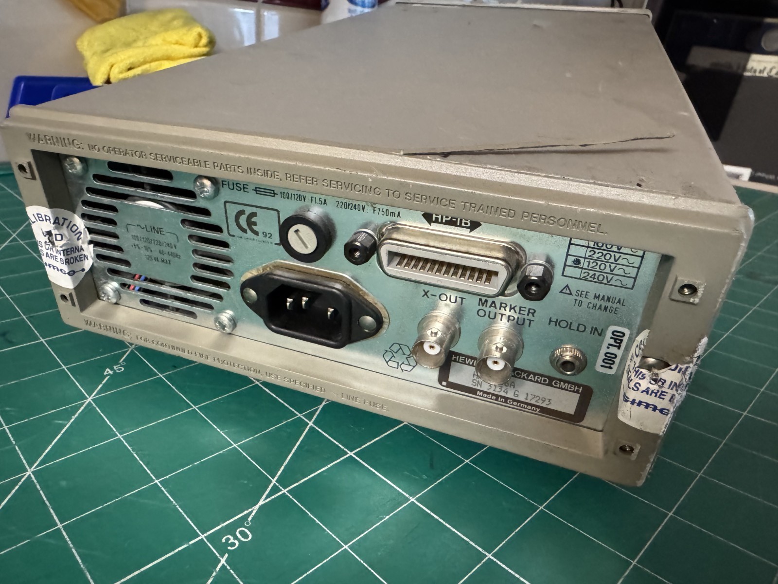 HP 8116A Pulse/Function Generator 50MHz – Tested