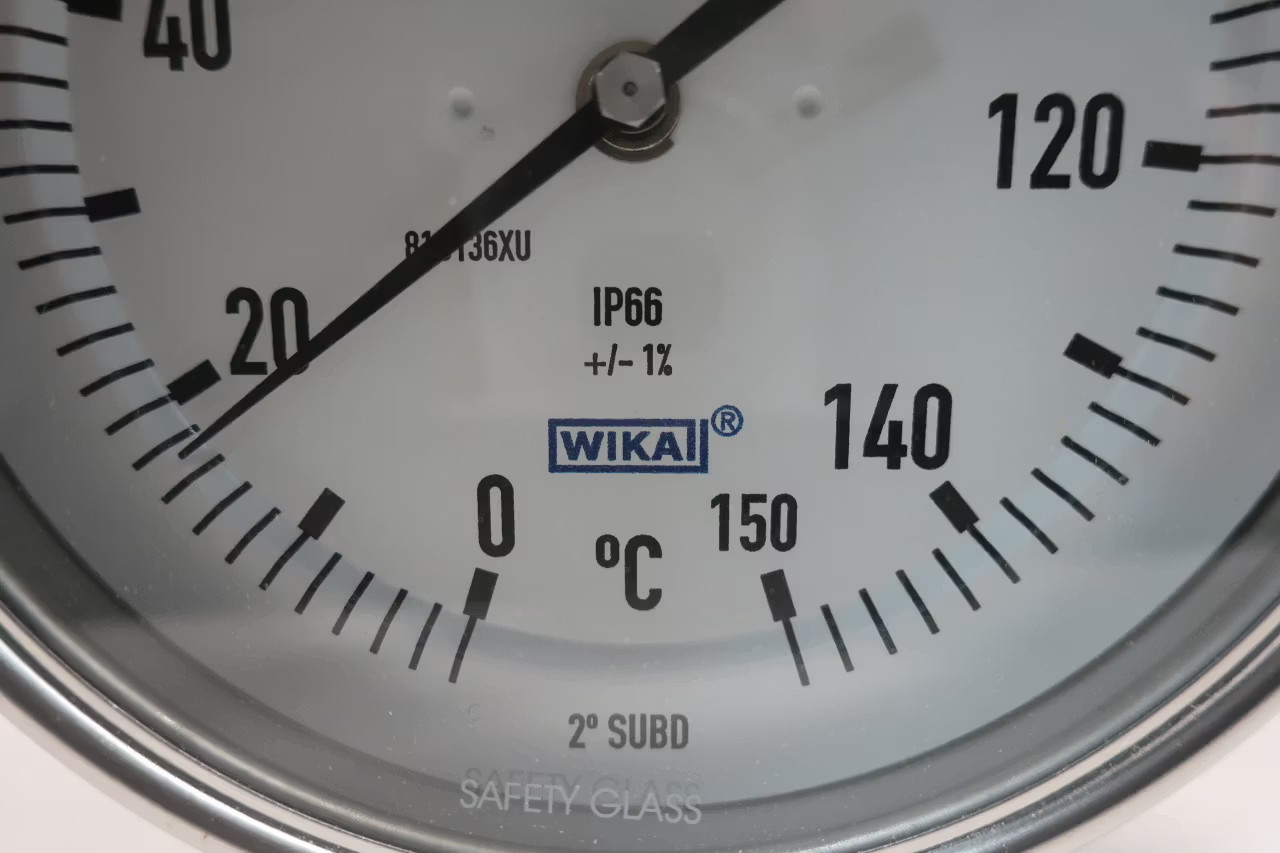 Wika TG53 Bimetal Thermometer 5in 12in 0-150c 1/2in Npt