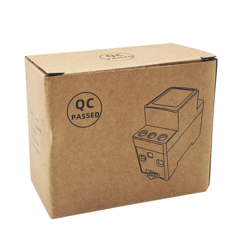 Electric Power Meter Monitor Watt Power KWH Din Rail AC 110V 220V 100A Voltmeter