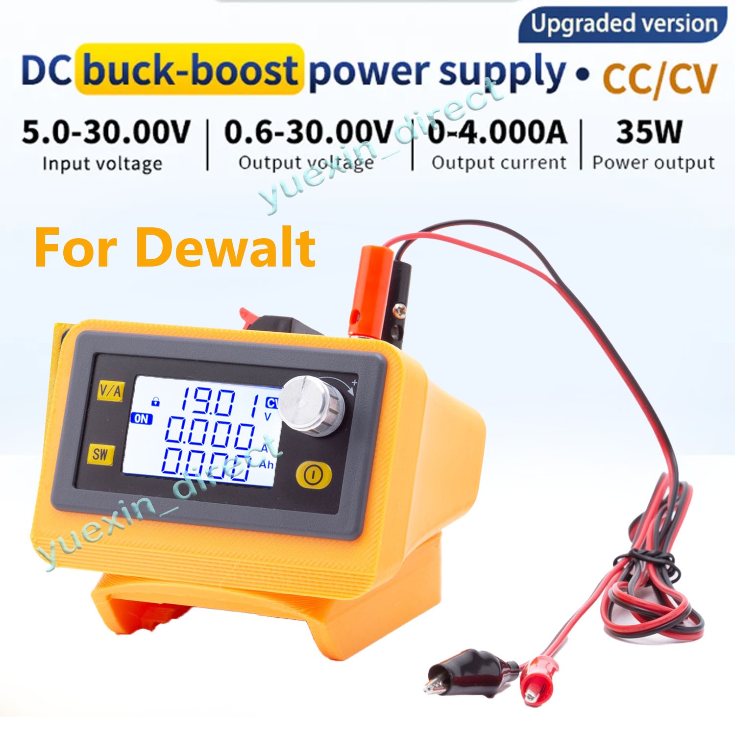 Adjustable Power Supply Voltage Power Supply For Dewalt 20V Battery Operated