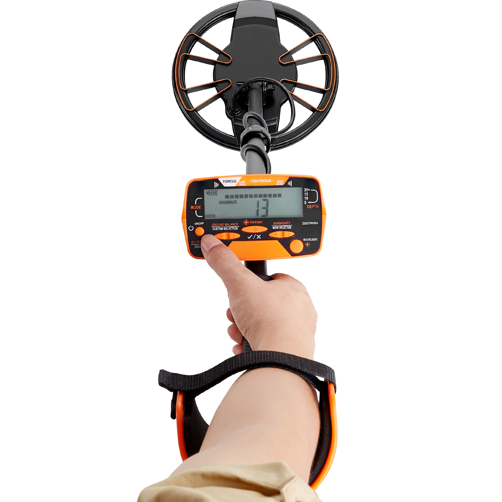VEVOR Metal Detector for Adults Professional Gold Detector 10 in IP68 Waterproof