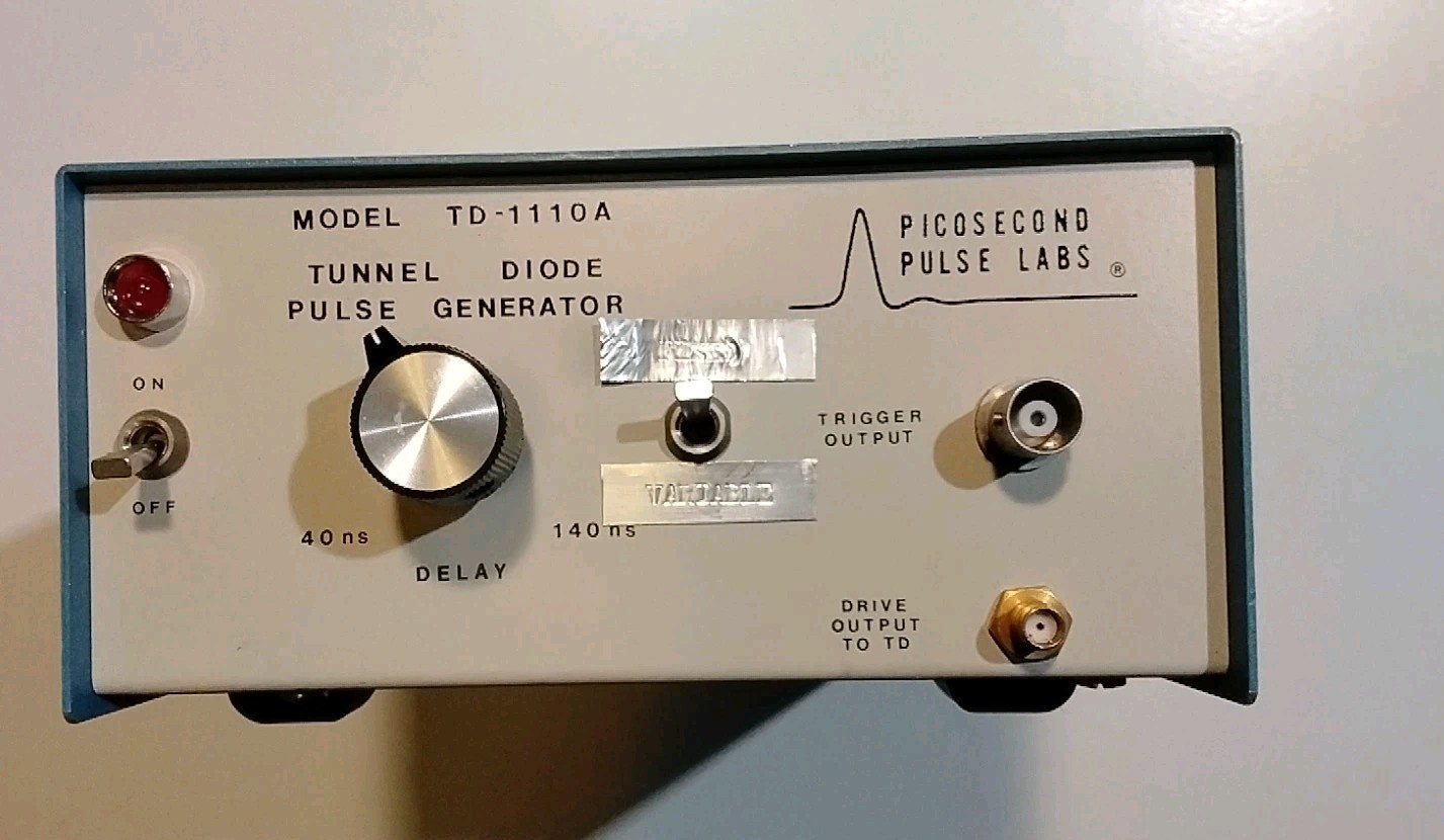 Picosecond Pulse Labs Tunnel DIODE Pulse Generator Model TD-1110A / C TESTER