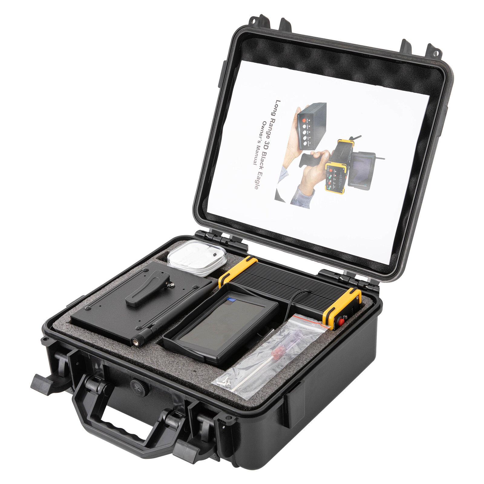 Long Range 3D Gold Silver Gem Diamond Metal Detector for Treasure Hunter LCD