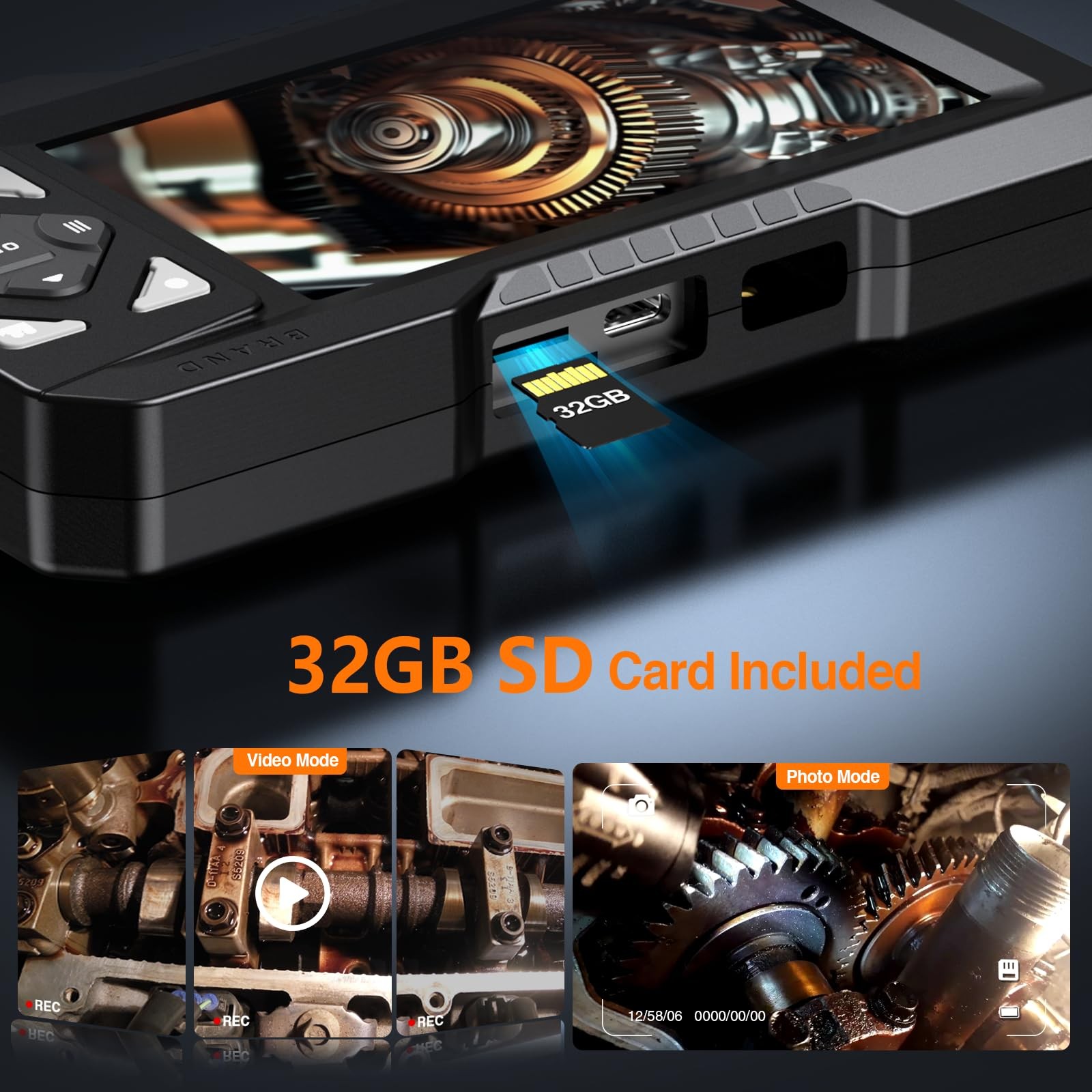 Hayve 4.3inch Industrial Endoscope, 1920P Digital Borescope Inspection , [Pho…