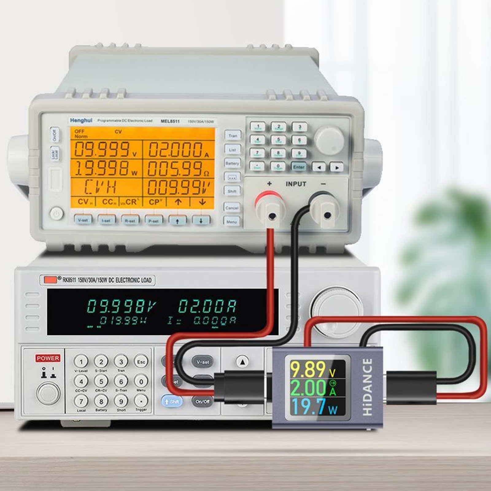 High Precision USB C Power Meter Tester Voltage Current for PD QC Fast Charge