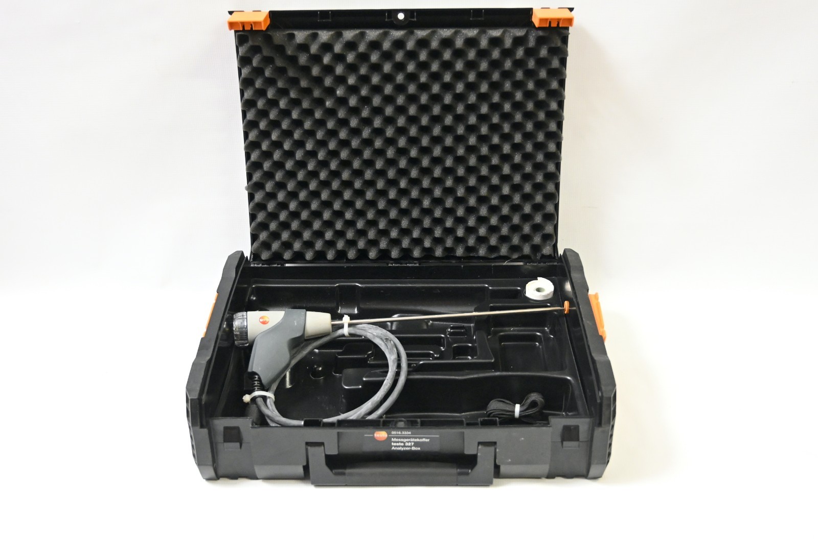 Testo 0600 9741 12 in. Compact Flue Gas Probe w/ Hose and Case for 320 327