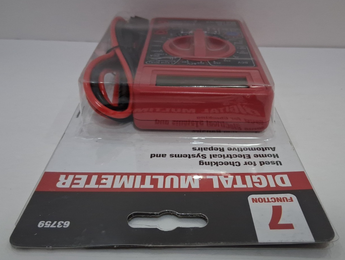 Unbranded Digital Multimeter 7 Function Test Meter New Sealed In Package