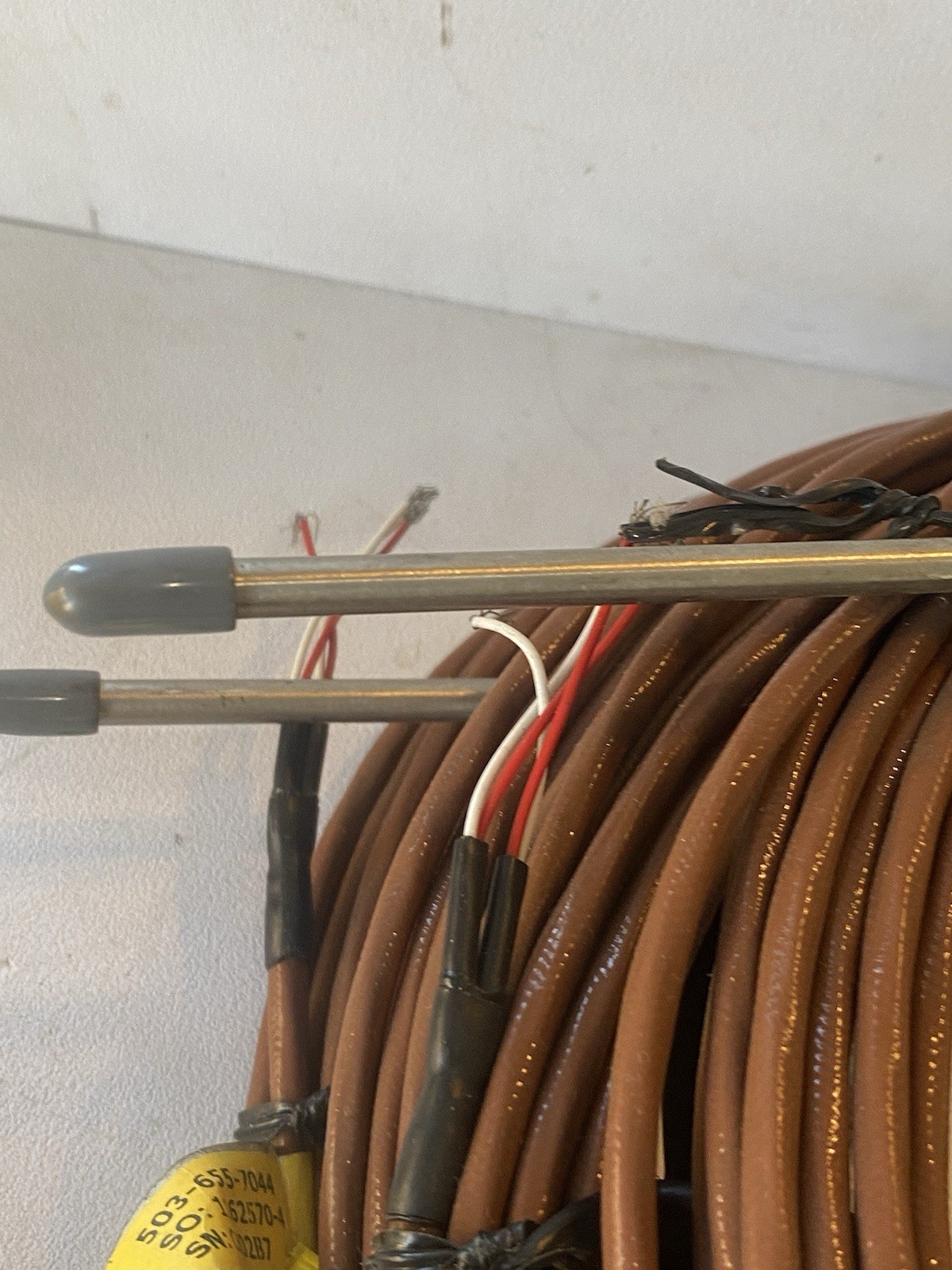Lot Of 5 36 In. Thermocouple Temperature Probe 5” Probe For Environment-pak