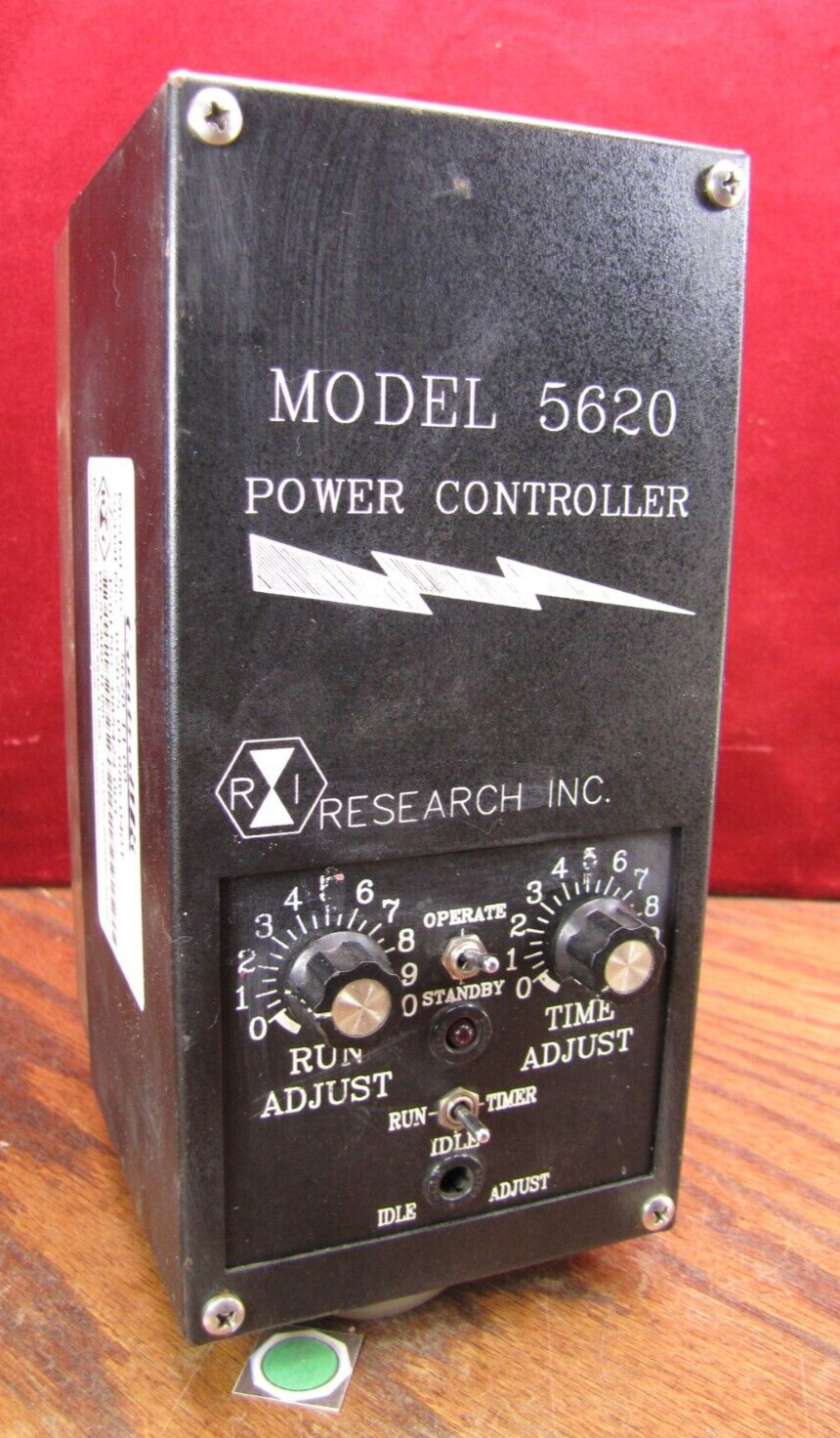 Research inc 5620 Power Controller 120v 20a model # 5620-11-00 part # 085424-001