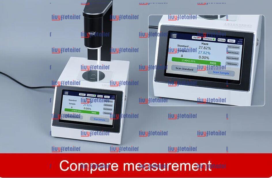 Digital Haze Meter Liquid Color Difference Glass Film Transmittance Tester LS155