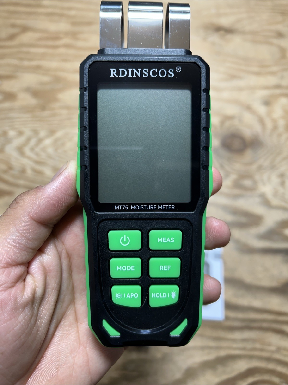 RDINSCOS Wood Moisture Meter Pinless Wall Moisture Meter Digital Moisture MT-75