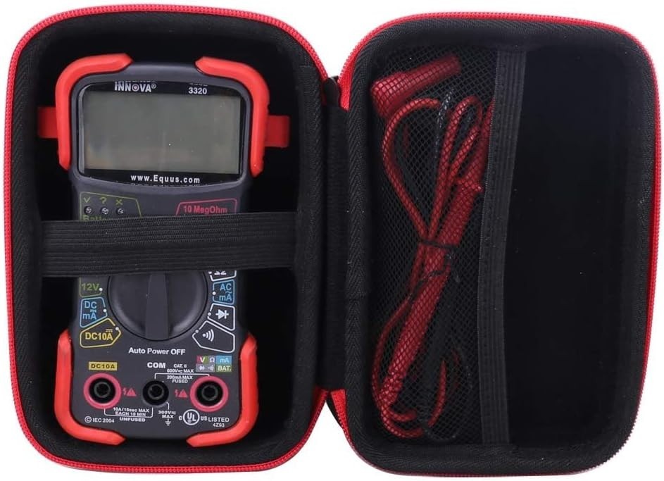 Compact and Protective Hard Case for INNOVA Auto-Ranging Multimeter Models