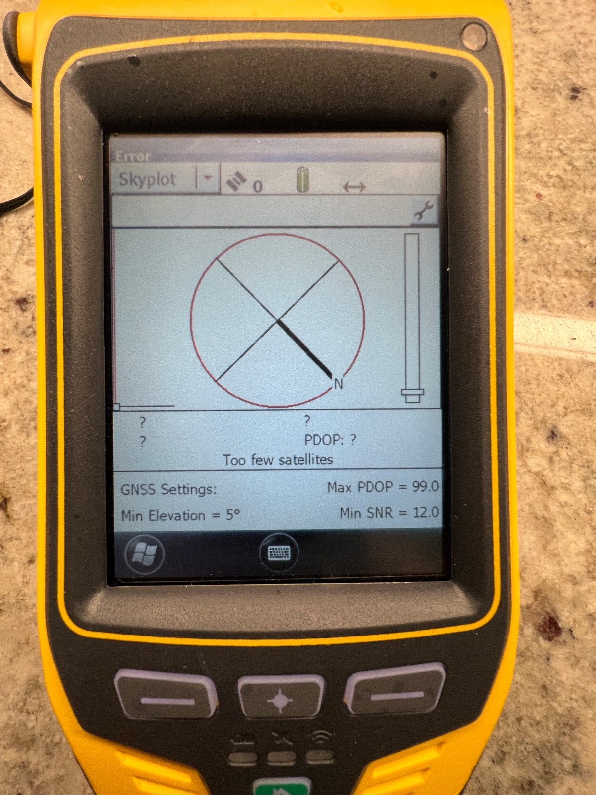 New in box (12/ 2014) Trimble Geo 7X – rangefinder, car charger, monopole, more!