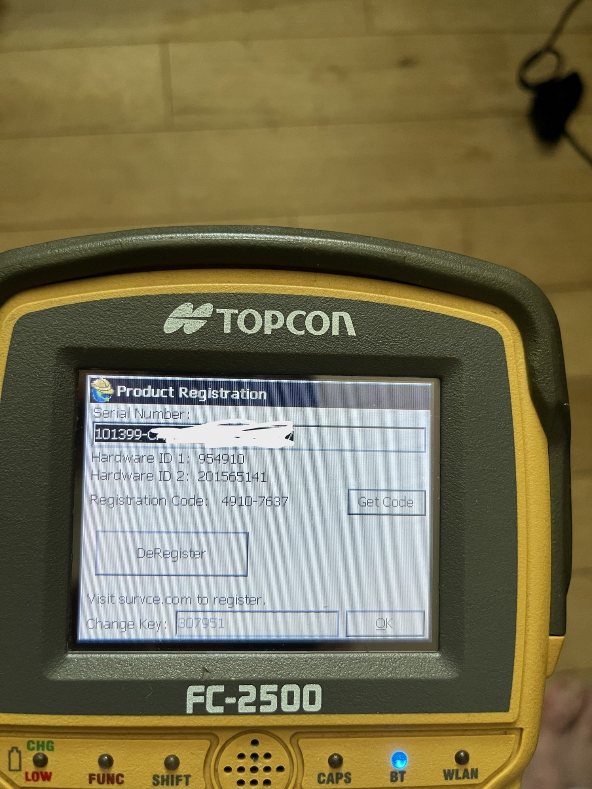Topcon FC-2500 Data Collector | Unlocked SurvCE 4.02 & TopSurv 8