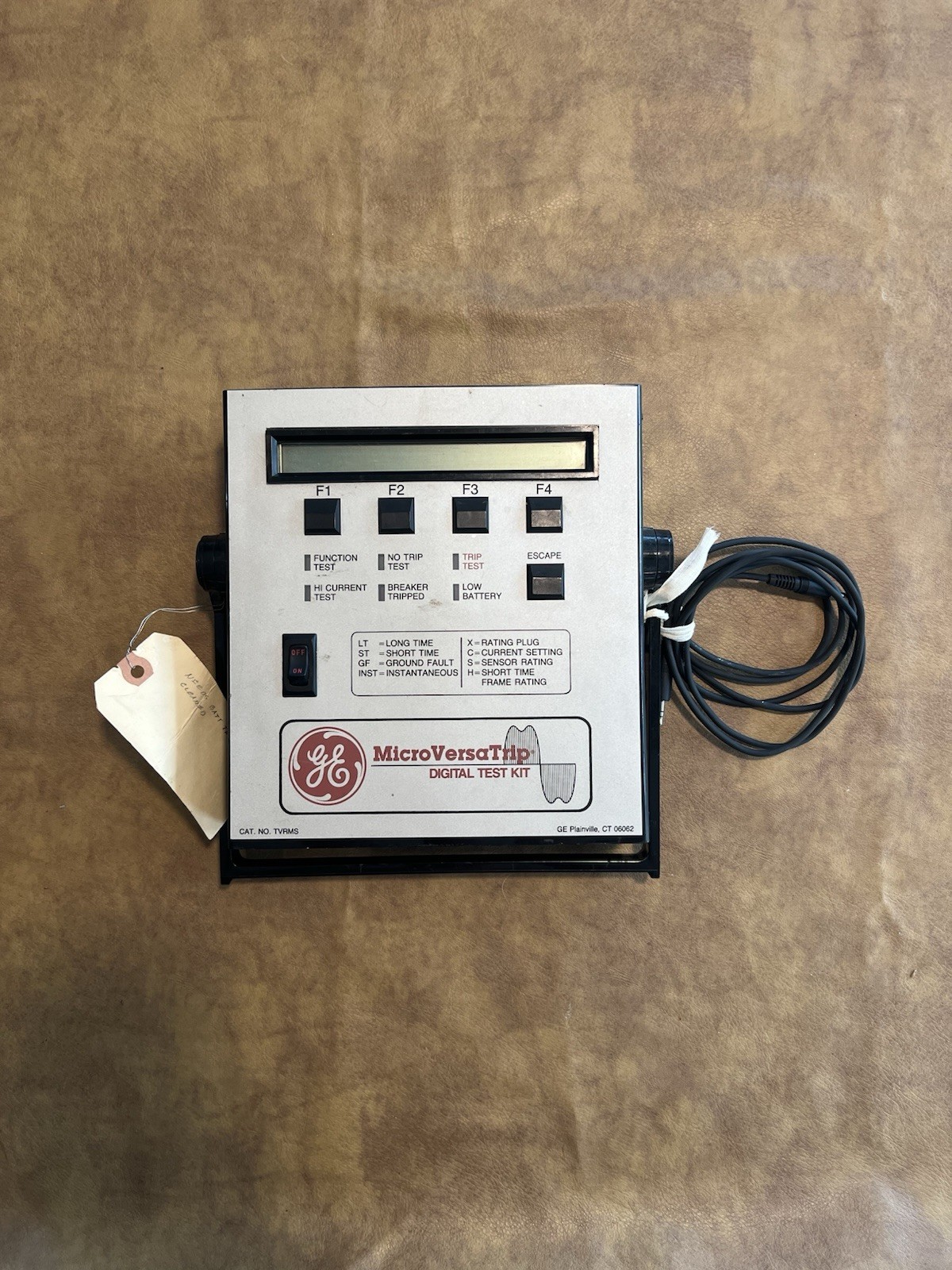 GE General Electric TVRMS MicroVersaTrip Digital Test Kit RMS-9 Or Epic PARTS