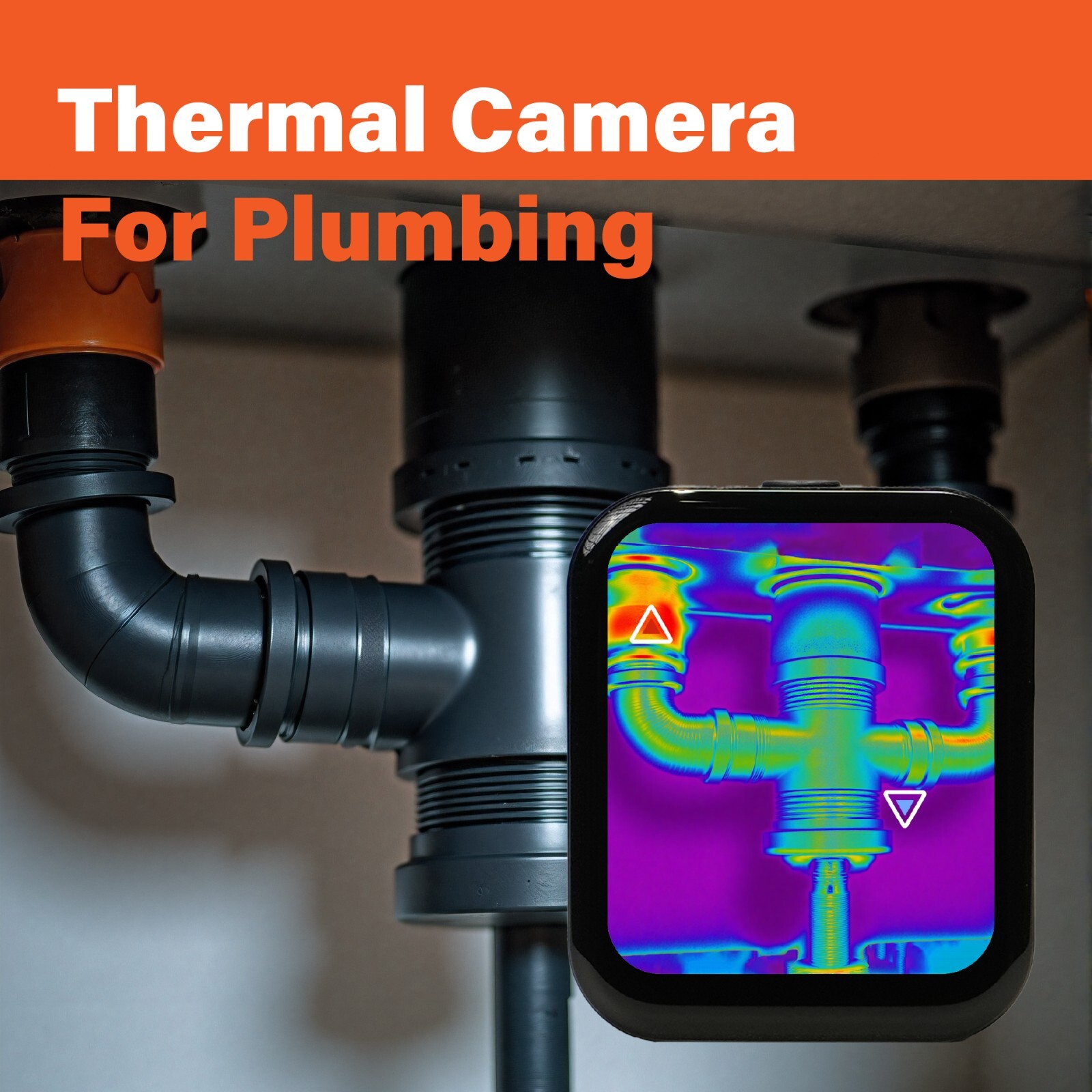 Thermal Imaging Camera IR Resolution 80×60 Infrared Thermal Imager Touchscreen