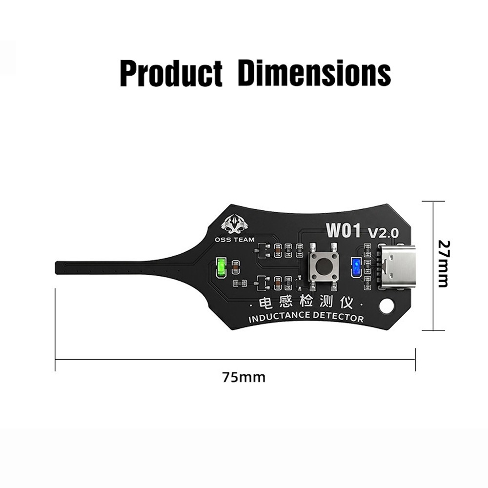Universal Inductance Tester W01 Inductor Detectors With Compactly Construction
