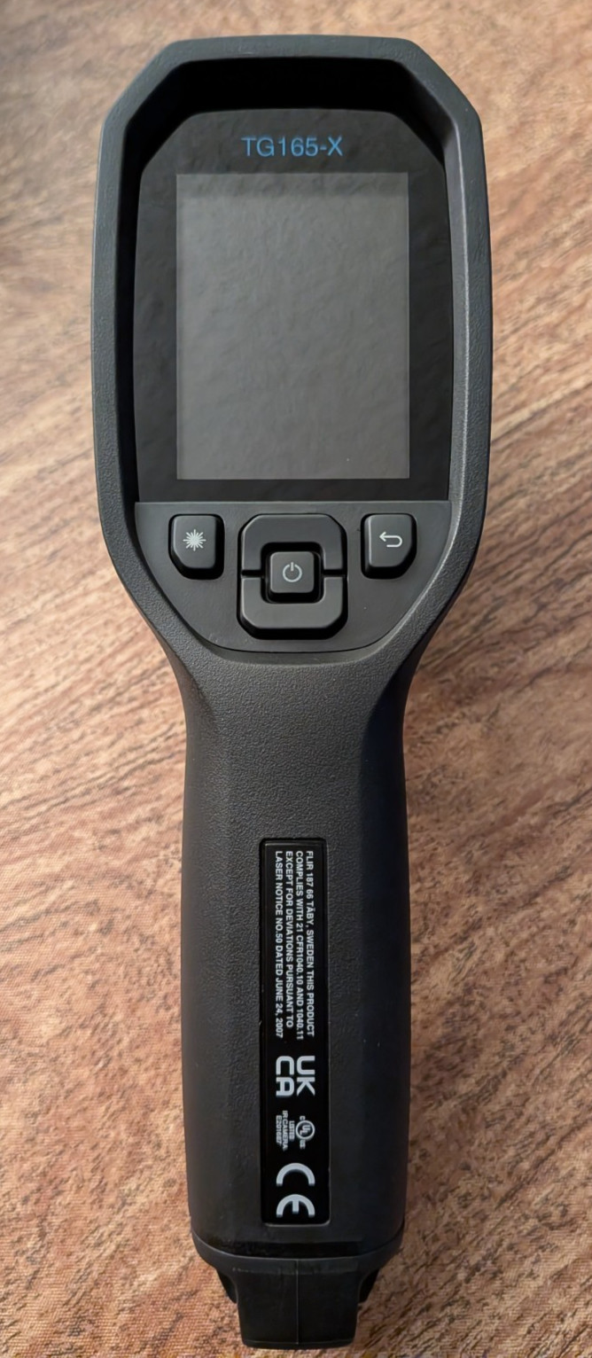 FLIR TG165-X Thermal Camera for Electrical, HVAC, Building Inspection – Open Box