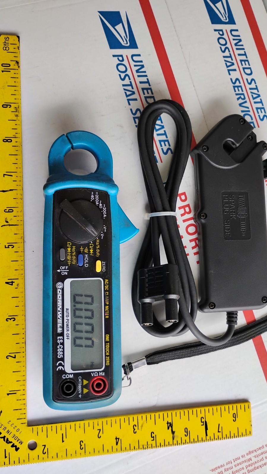Blue Power Cornwell Ac/DC Clamp Meter ES-C685 AUTOMOTIVE AIRCRAFT TESTED GOOD