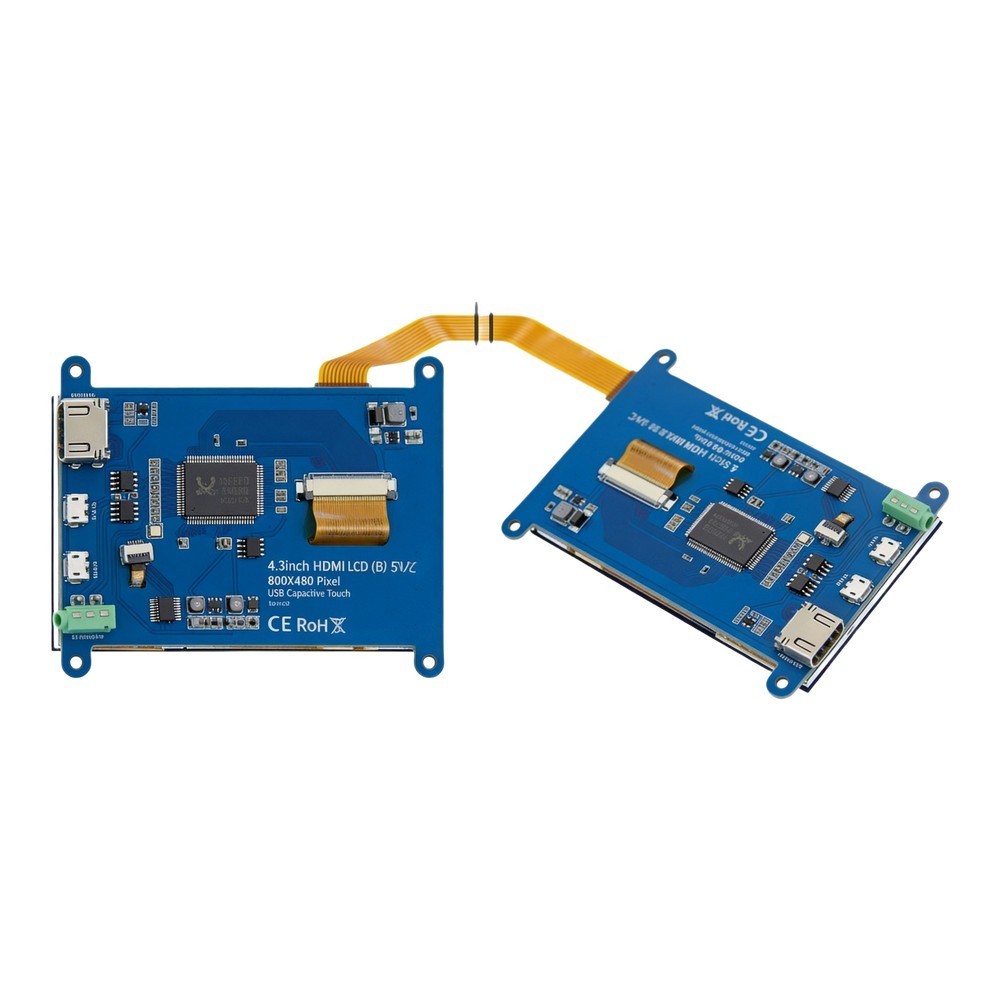 For Limited Space Projects 4.3 Inch Touchscreen Responsive Touch Control