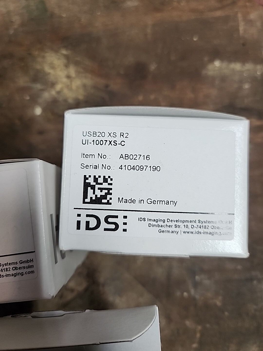 IDS XS uEye UI-1007XS-C 5MP Camera OmniVision CMOS 2592×1944 Autofocus USB 2.0