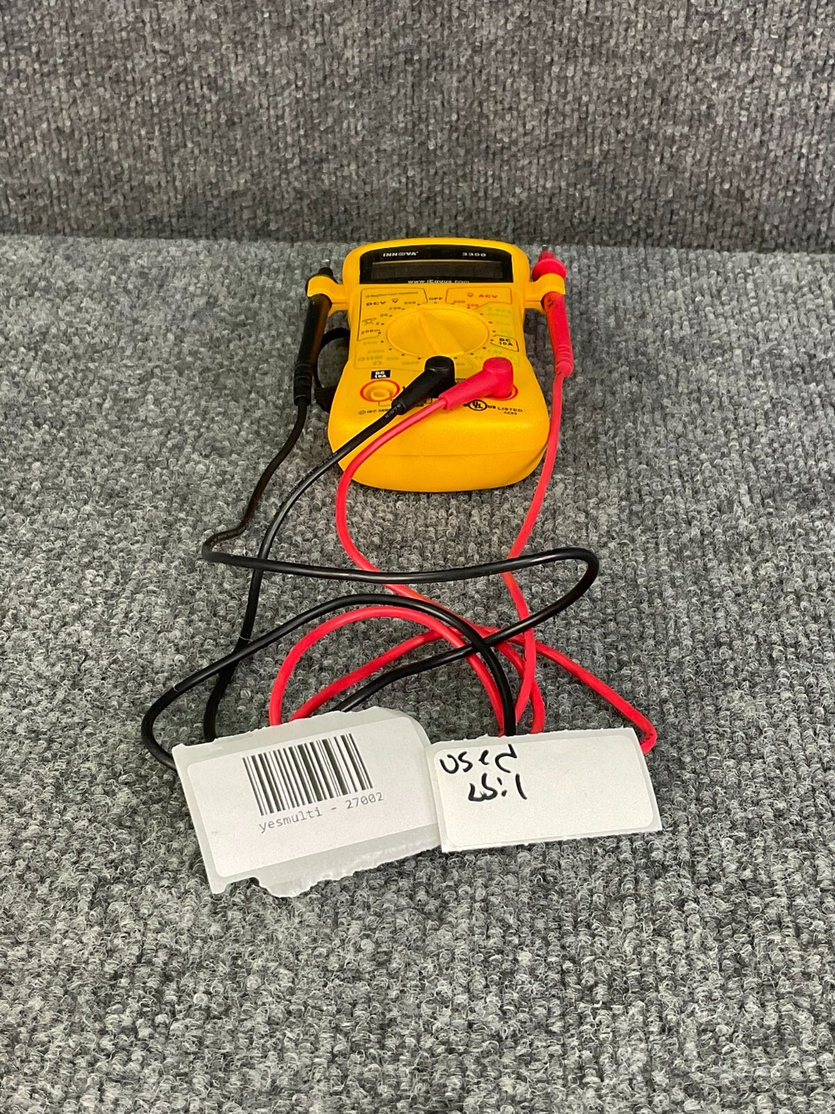 INNOVA 3300 Digital Multimeter Tester Continuity Voltage DMM 27002