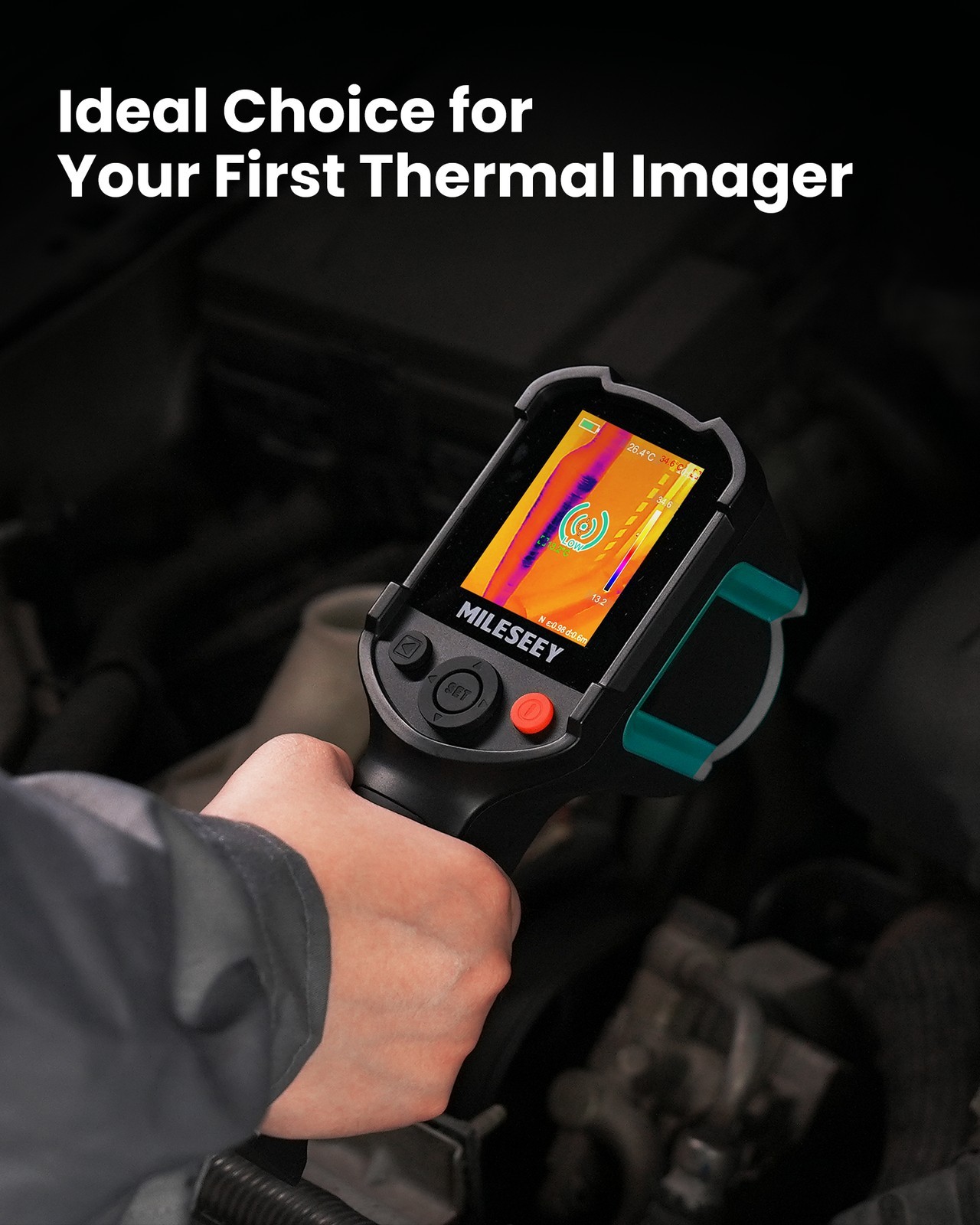 Handheld Thermal Imaging Camera 320 × 240 IR Resolution 50 HZ Dual Camera