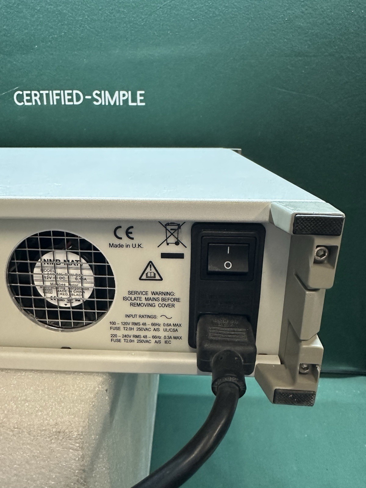 Spirent GSS6100 GPS/SBAS Signal Generator – Powers On, No Accessories