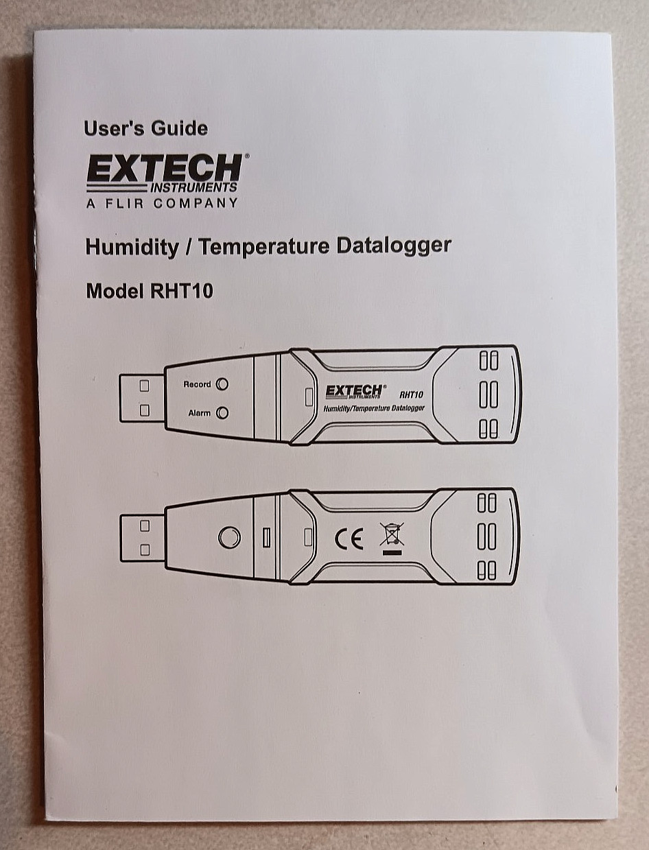 EXTECH RHT10 HUMIDITY AND TEMPERATURE USB DATALOGGER NEW