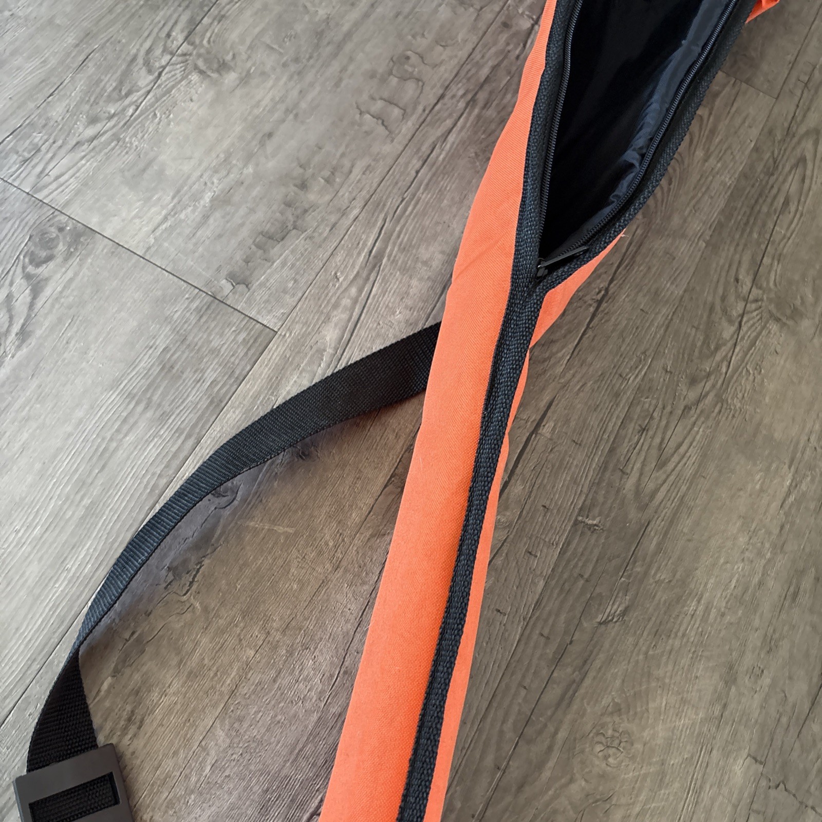 5 FT Surveyors Pole Padded Case Used.