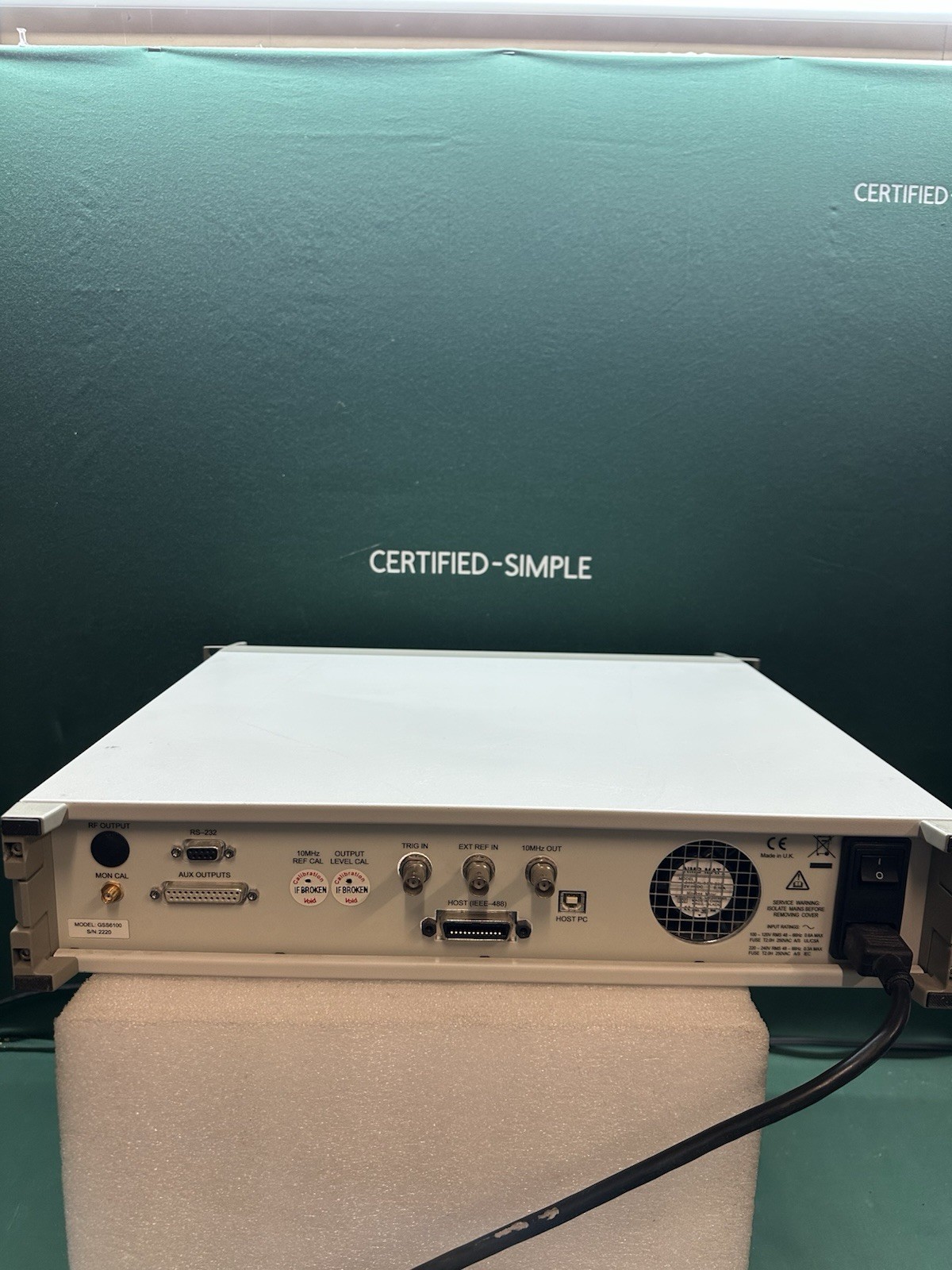 Spirent GSS6100 GPS/SBAS Signal Generator – Powers On, No Accessories