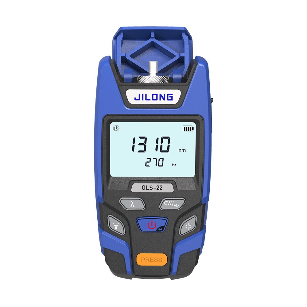FTTH Fiber Tester Jilong OLS-22 Fiber Optical Light Source SM,MM,PON W/LED Light