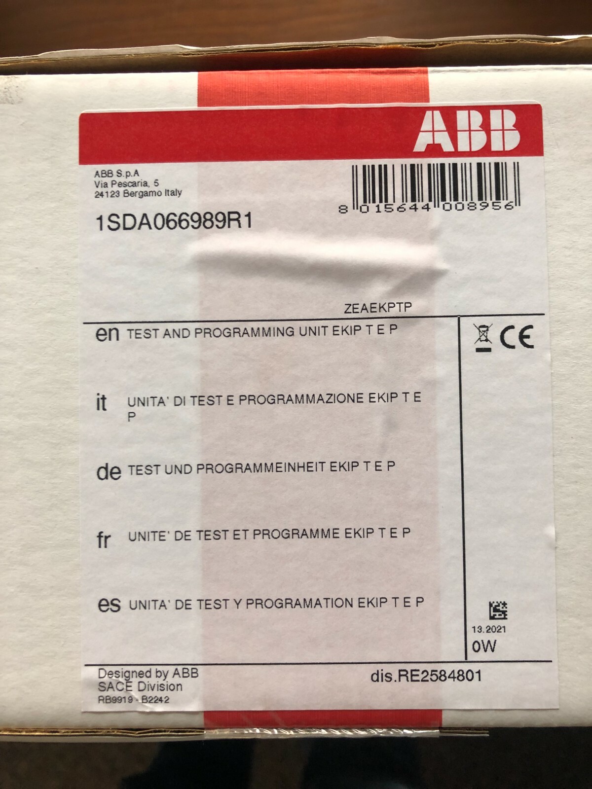 BRAND NEW ABB Ekip T & P TEST AND PROGRAMMING UNIT