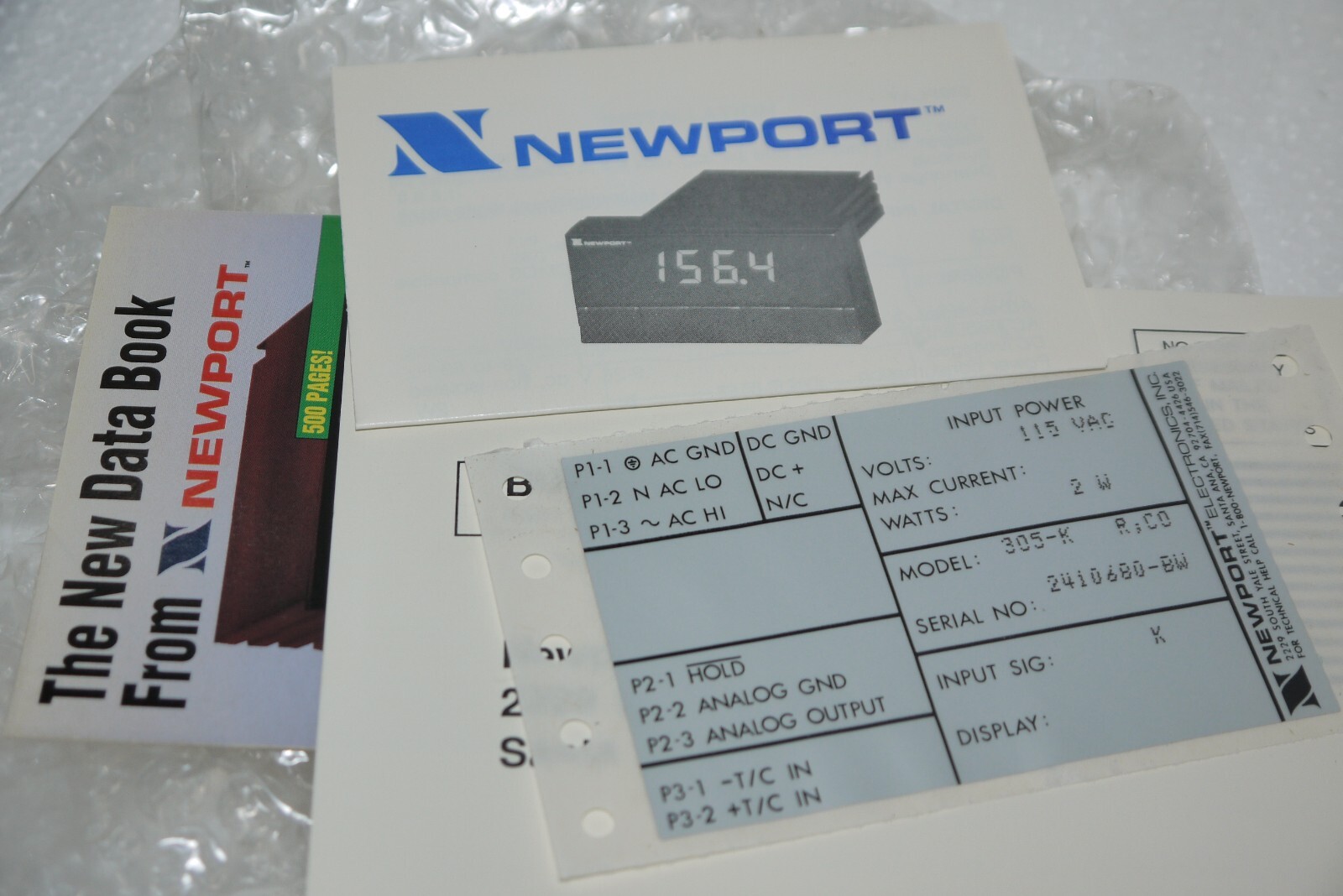 Newport 305-KF1 Thermocouple Meter 3 1/2 Digit Mini-Size Type K New