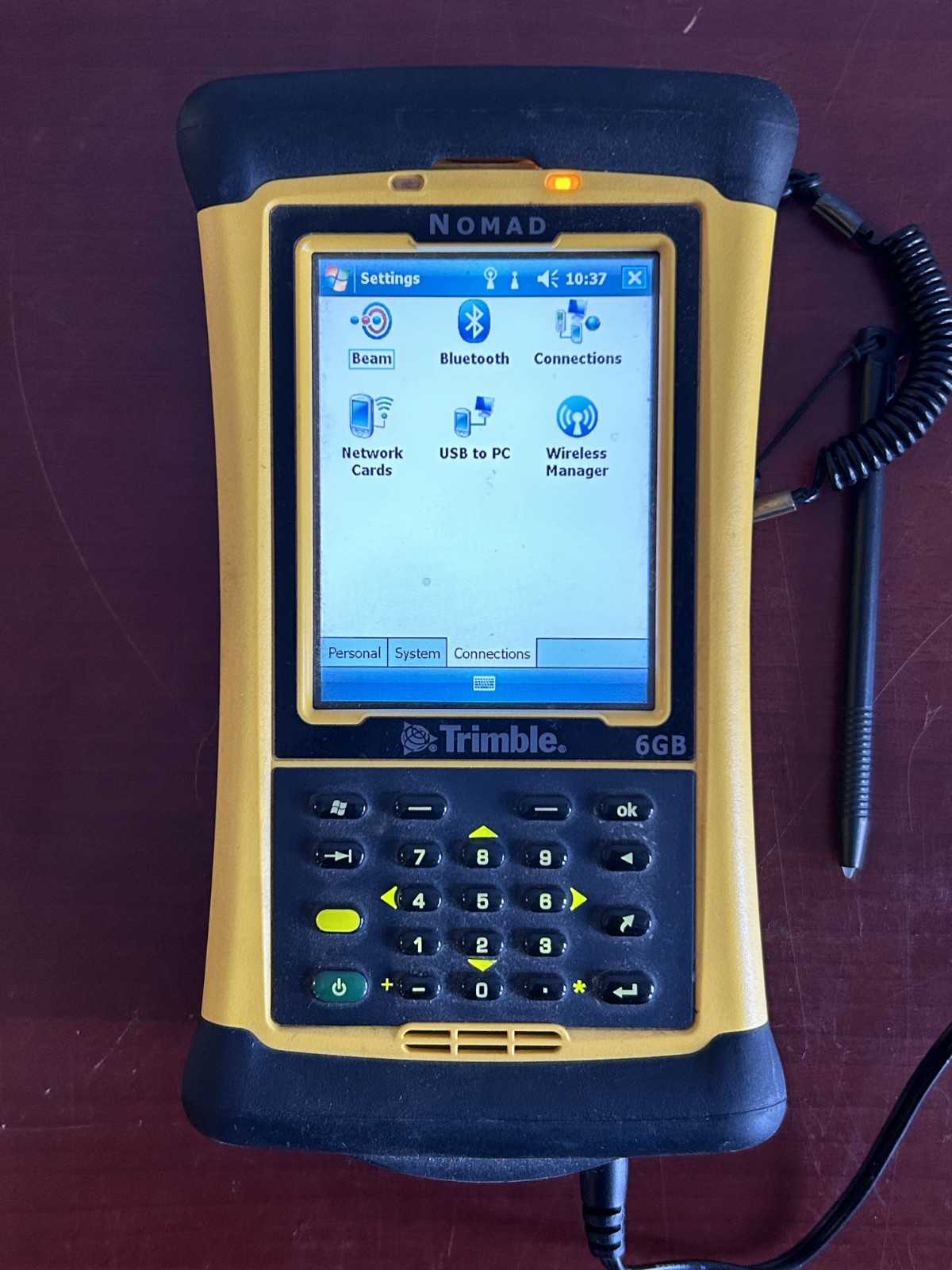 Trimple Nomad 6GB Rugged Handheld Data Collector w/ Programs Office Arc + Power
