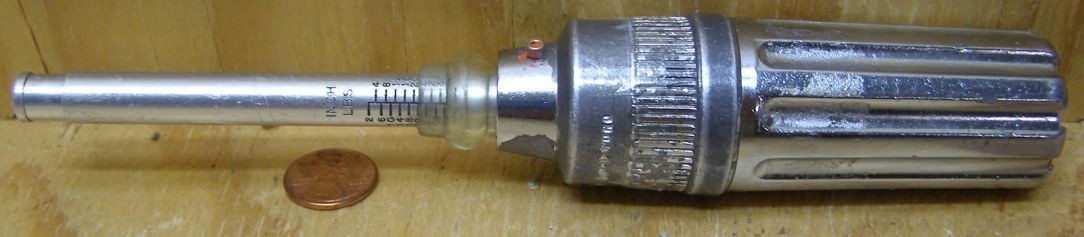 STURTEVANT TORQUE NUT/SCREWDRIVER CAL 36/4. 2-36in.Ibs. MISSING TIP(HOLDS IN BIT