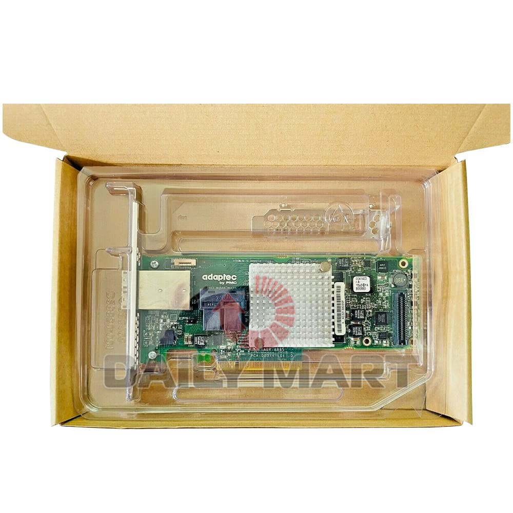 New In Box ADAPTEC RAID 8885 12Gb SAS Controller ASR-8885 +AFM-700 BBU