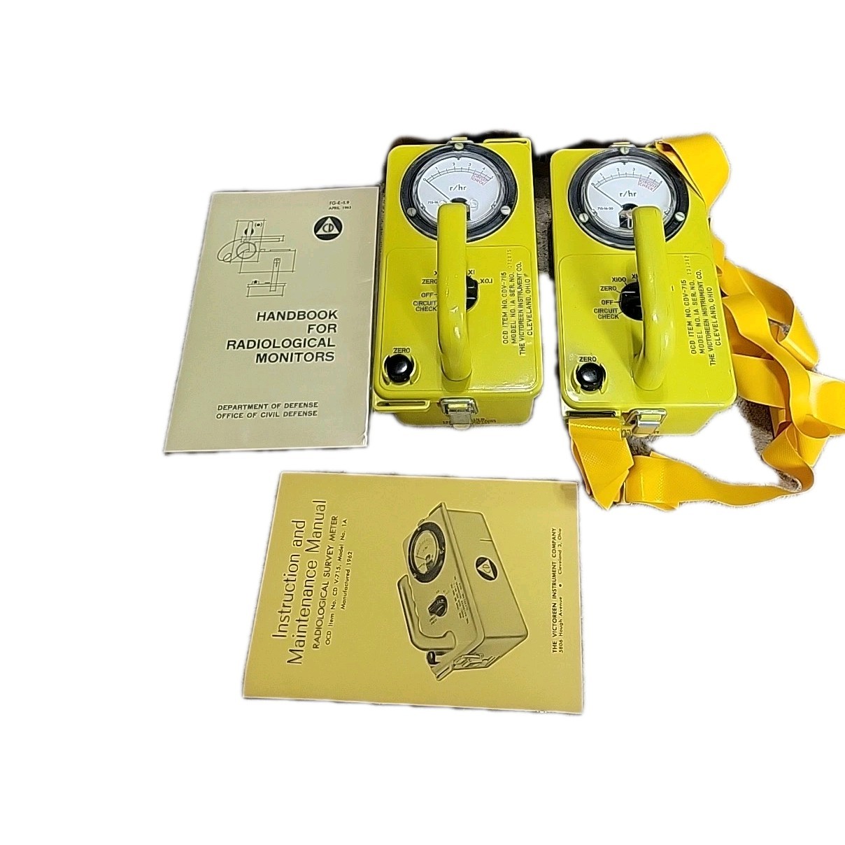 CD V-777-2 Radiation Detector Kit Cdv-715 X2