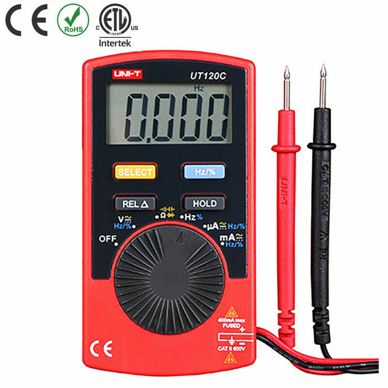 UNI-T UT120C Super Slim Pocket Meters Handheld Digital Multimeters Meter Test