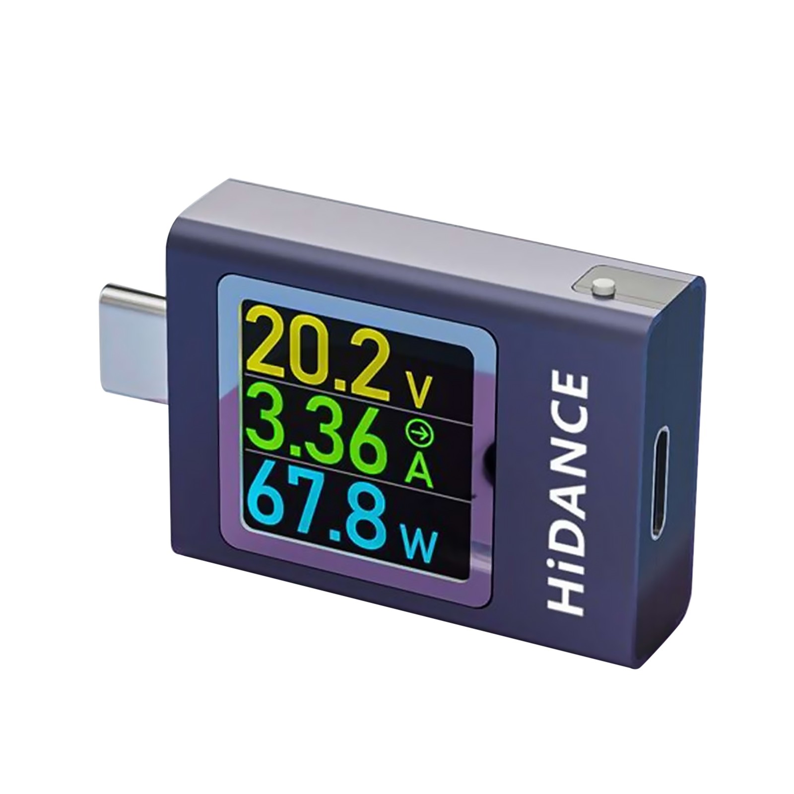 High Precision USB C Power Meter Tester Voltage Current for PD QC Fast Charge