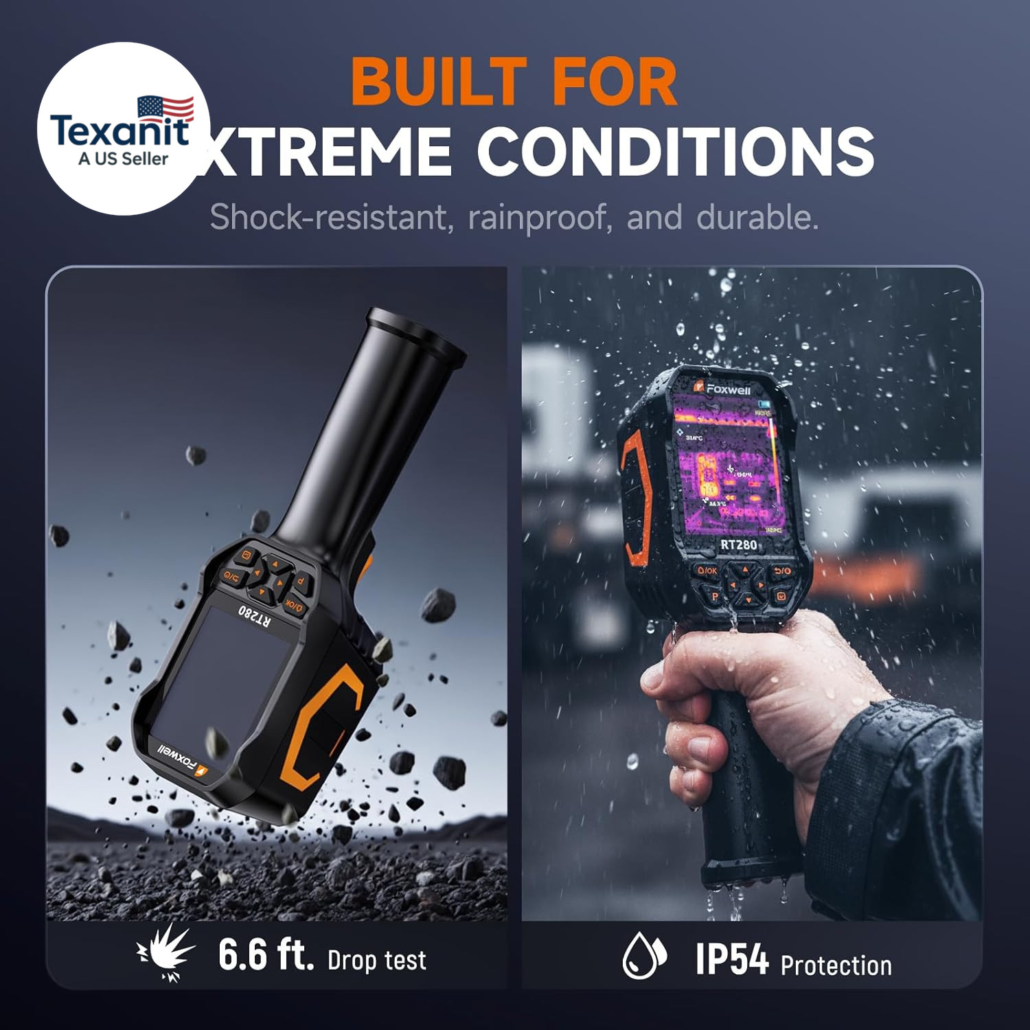 RT280 Thermal Imaging Camera, 320 X 240 2.8″ LCD Screen Thermal Camera, TISR Res