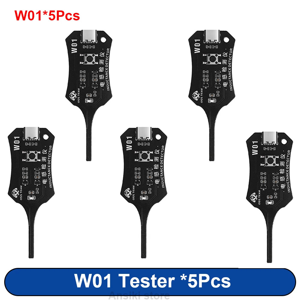 OSS W01 2.0 Type-C Inductance Tester Motherboard Coil Circuit Tester for Mobile