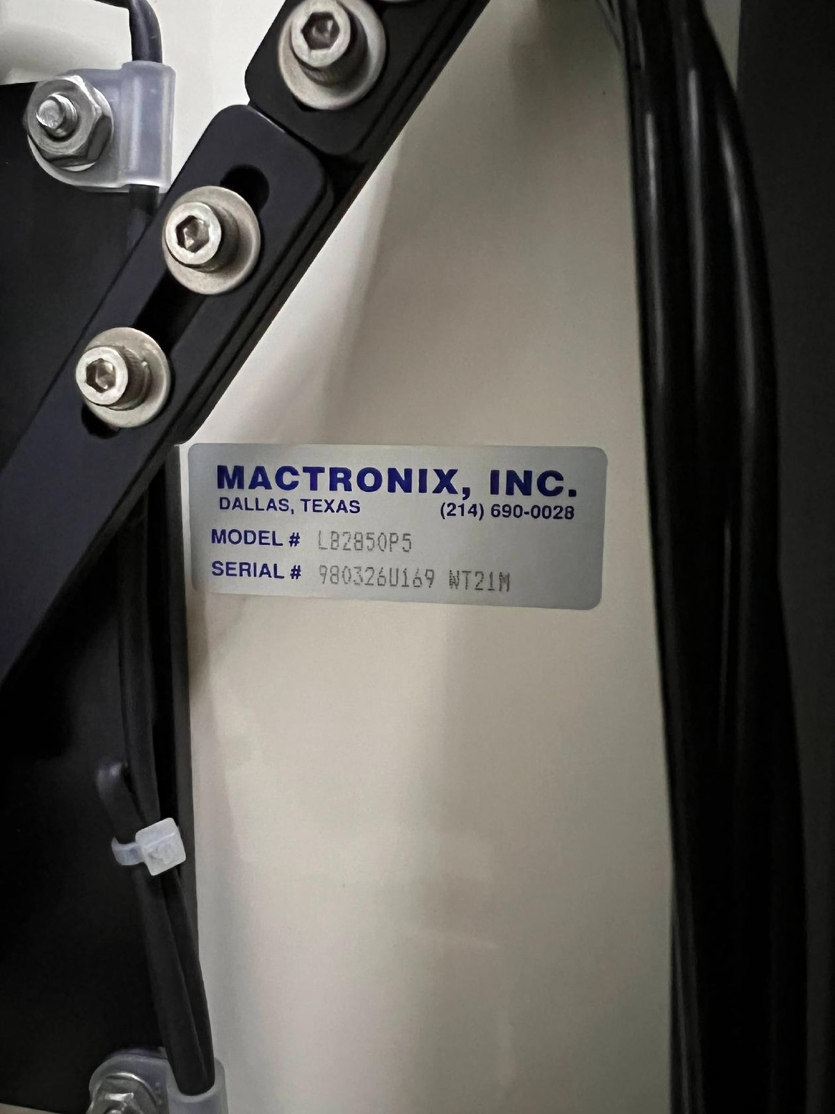 Mactronix Eureka 4 (LB2850PS) Wafer Transfer & Handling