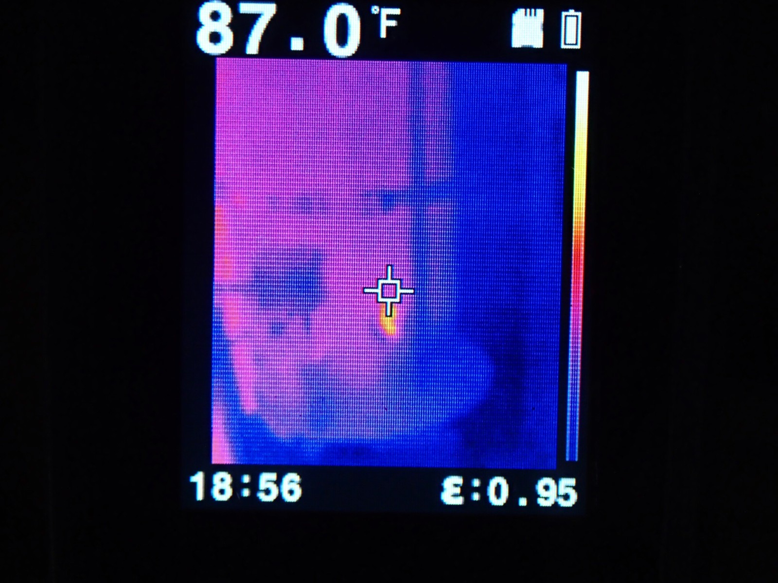 FLIR TG165 Thermal Imaging Camera Thermometer Works but Damage User Item