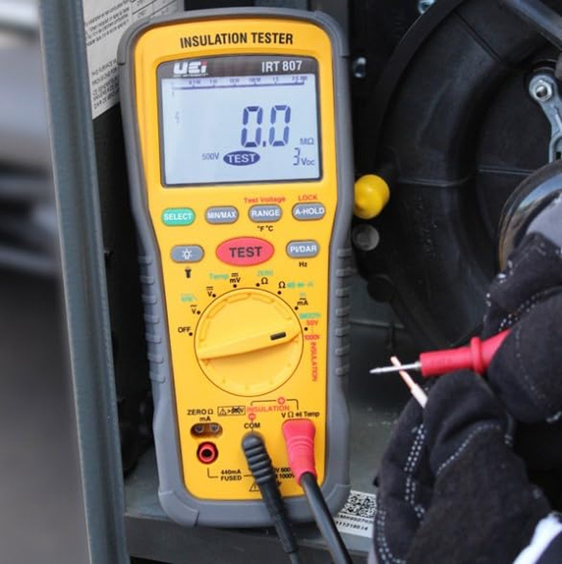 Uei IRT807 Insulation Resistance Tester 1000V AC/DC, Advanced Megohmmeter Measur