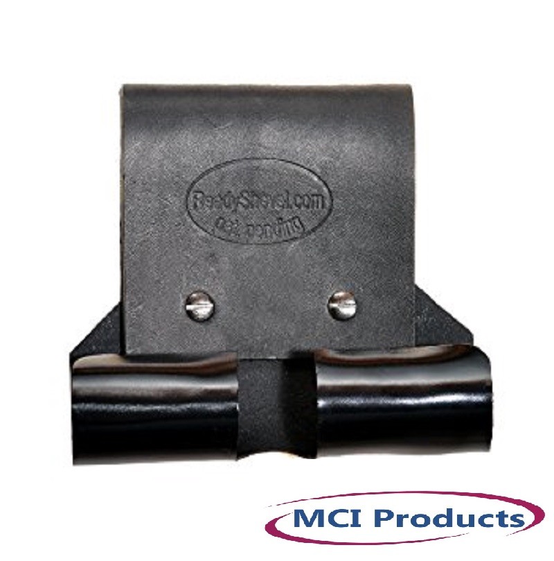 ReadyShovel Leather and Kydex Holster for Lesche T-Handle Shovel Ready Shovel