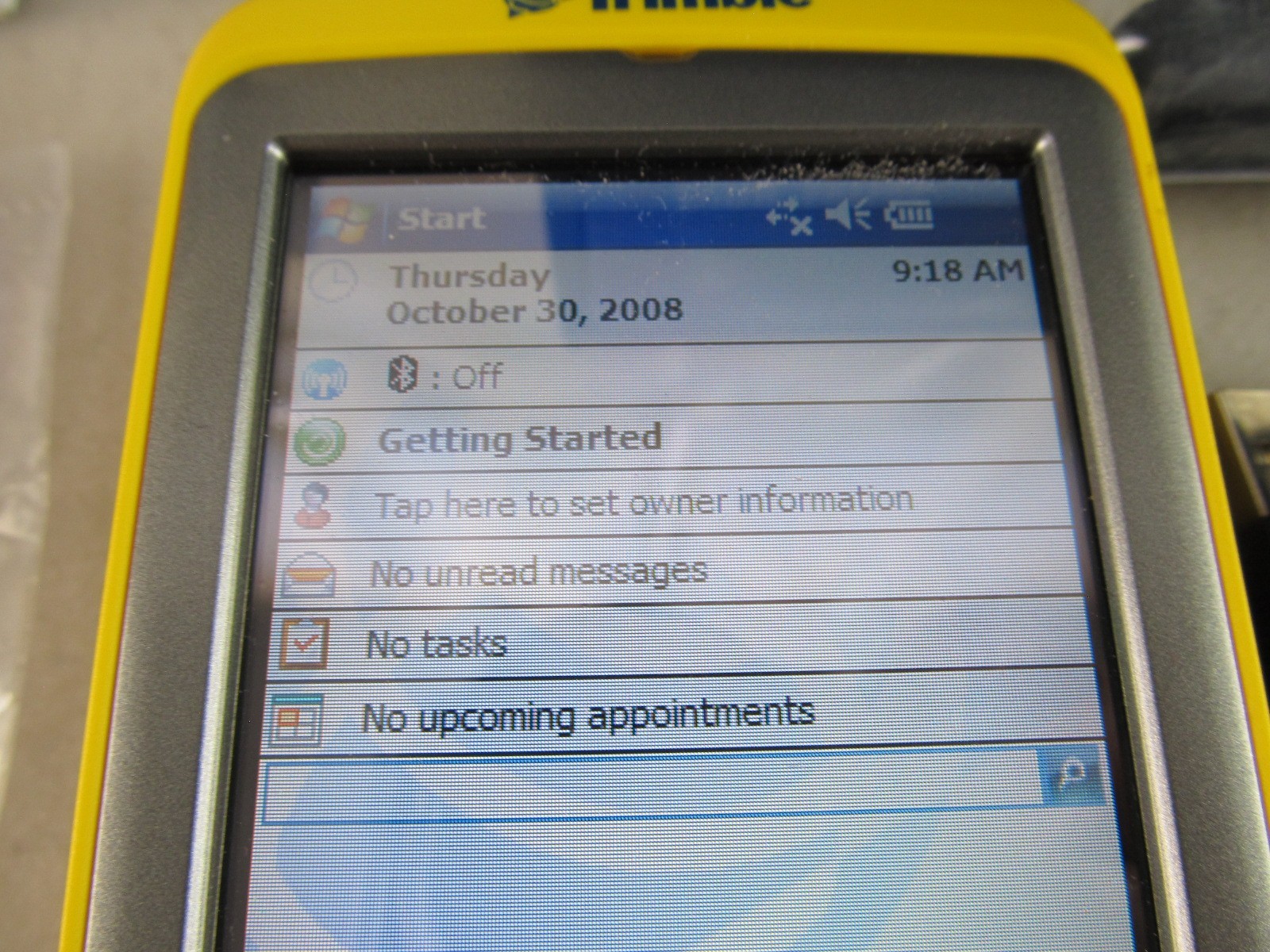 Trimble Juno SB GIS GPS Data Mapper w/ Battery, Box, Charger, CD